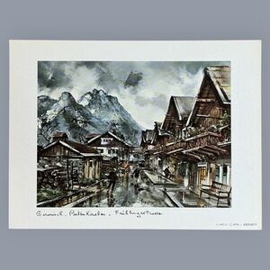 Maurice Legendre Garmisch-Partenkirchen Fruhlingsstrasse Art Print 1976 Krisarts